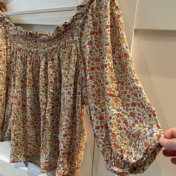 Wide neck boho top - Picture 2 of 5